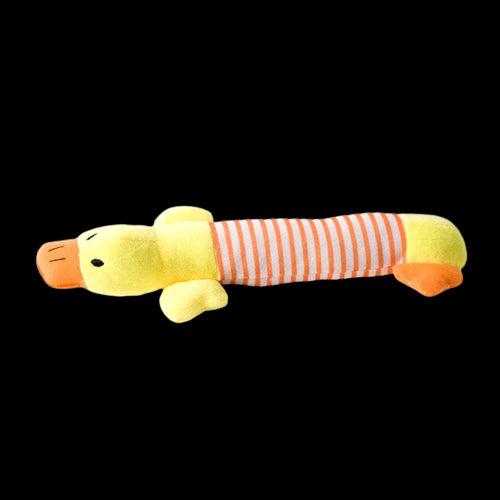 Immagine prodotto Hermex Cane Buggy grigio con giocattolo "Anatra" Set per cani giallo (Cane, Pieghevole)