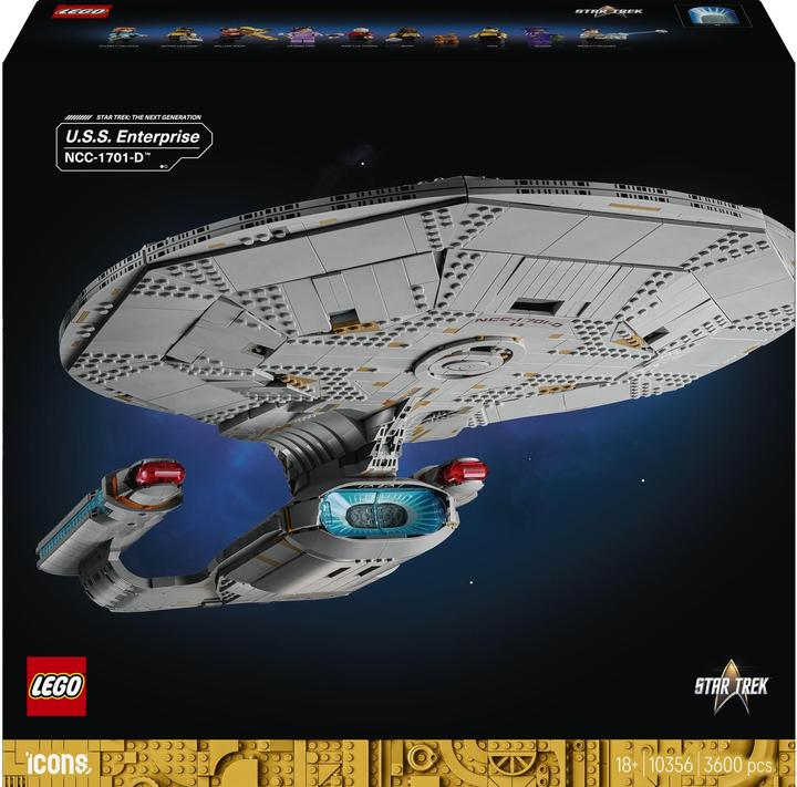 Productafbeelding LEGO Star Trek U.S.S. Enterprise NCC-1701-D (10356, LEGO Icons)