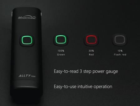 Actual product image Magicshine Allty 1000 front light (1200 lm)