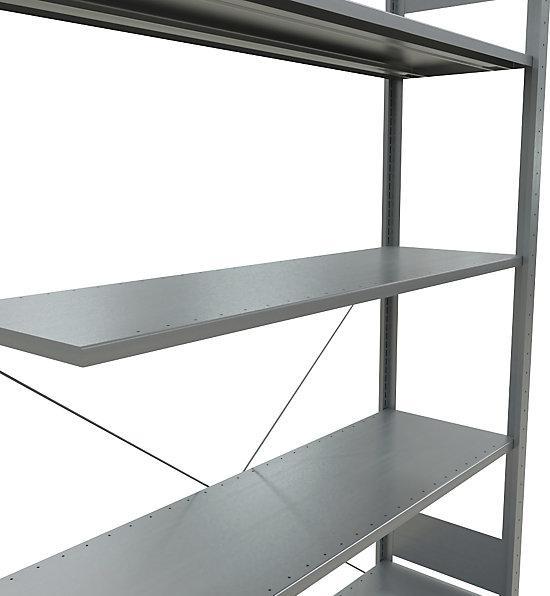 Actual product image eurokraft pro Boltless shelving, single row