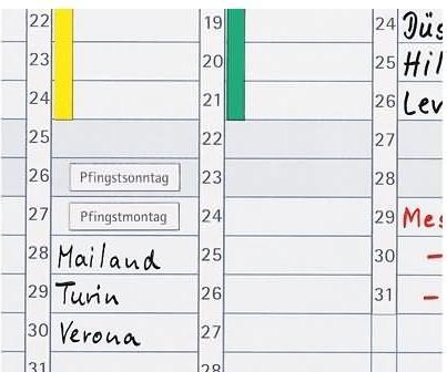 Franken Vakantieborden Duits magnetisch (1 x)