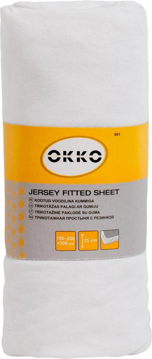 Okko BED SHEET POLYCOTT 200X200+25CM WHITE601