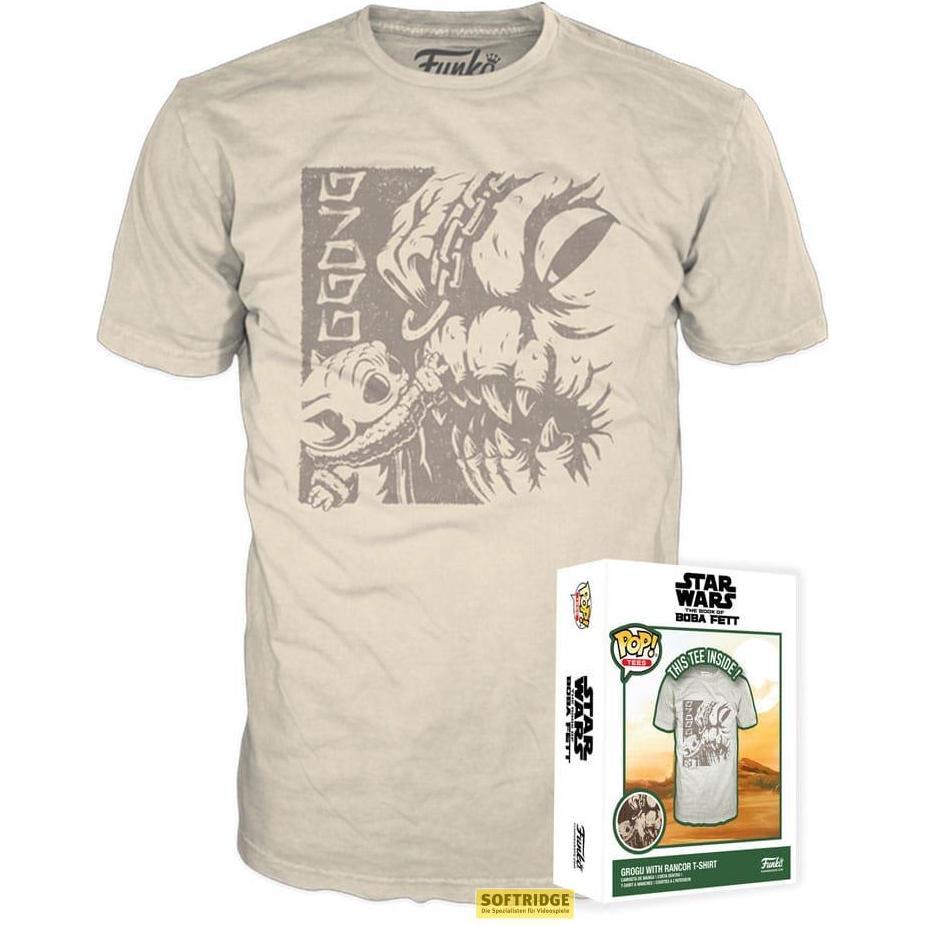 Funko Star Wars Boxed Tee T-Shirt Grogu w/Rancor Grösse M