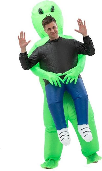 Actual product image I Am Creative Aufblasbares Alien Verkleidung für Erwachsene Motto Party Kostüm (M, L)