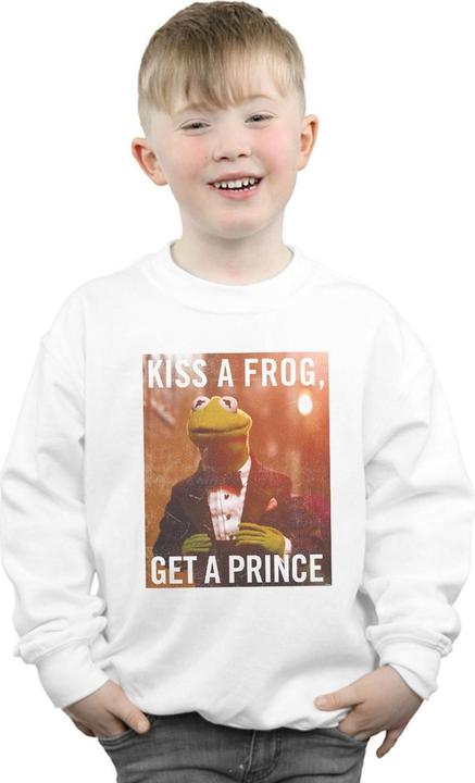 Image du produit Disney - Sweat THE MUPPETS KISS A FROG GET A PRINCE - Garçon (140, 146)