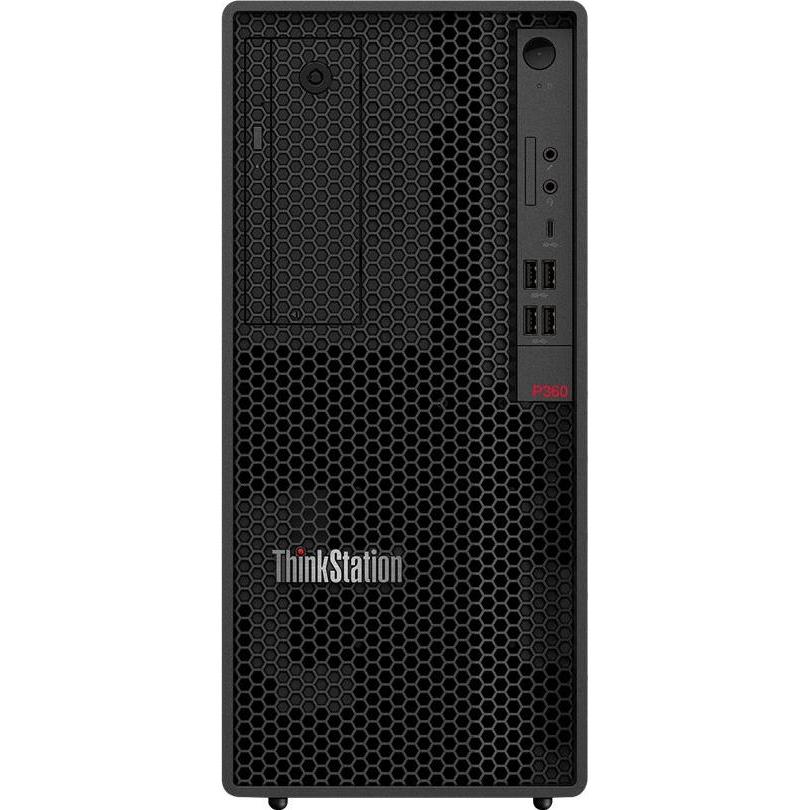Lenovo ThinkStation P360 Tower (512 GB, 16 GB, Intel Core i7-12700, RTX A2000), PC, Schwarz