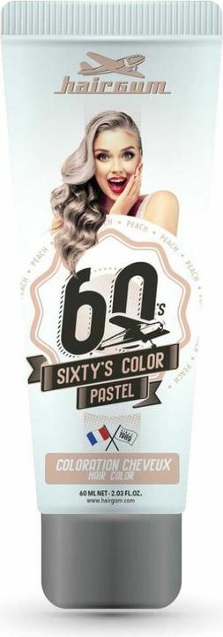 Hairgum SIXTY'S COLOR hair color #peach 60 ml (Peach)