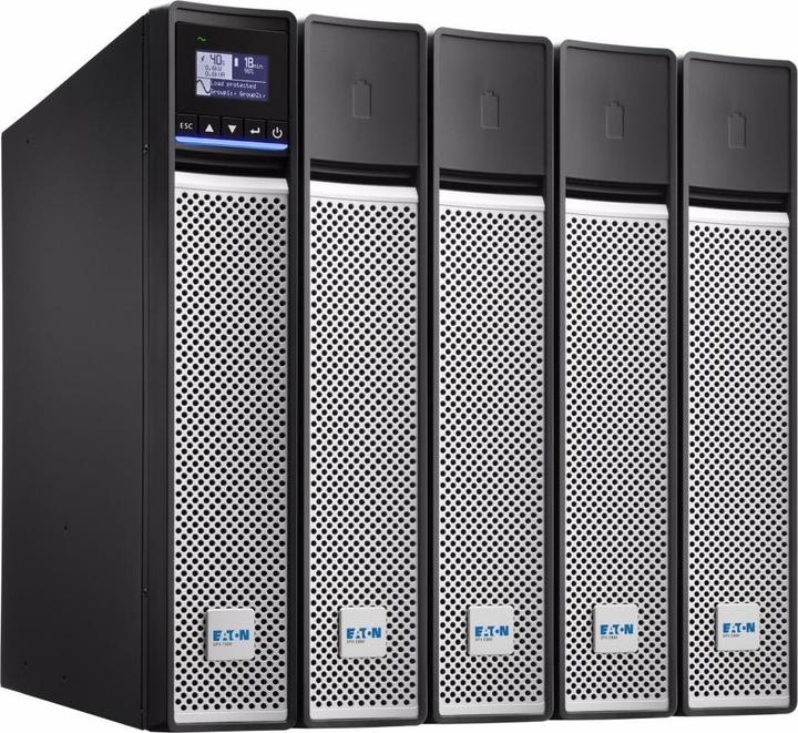 Actual product image Eaton 5PX 3000I 3000VA/3000W Tower/Rack 2U optional SNMP or MS Ralais card 5 min Runtime (3000 VA, 3000 W, Line-interactive UPS)