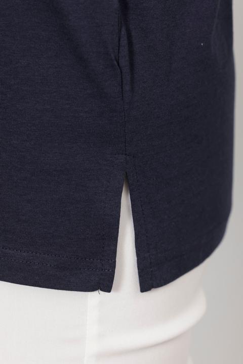 Immagine prodotto Meyermode Top, figurfreundlich, V-Ausschnitt, Spitze, Pailletten (42)