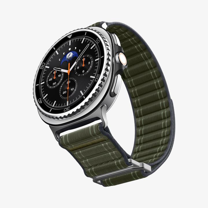Produktbild Spigen - WBF0 - Samsung Galaxy Watch8 40mm/Watch8 44mm/Watch8 Classic - Green (20 mm, 22 mm, 46 mm, Fabric, Nylon)