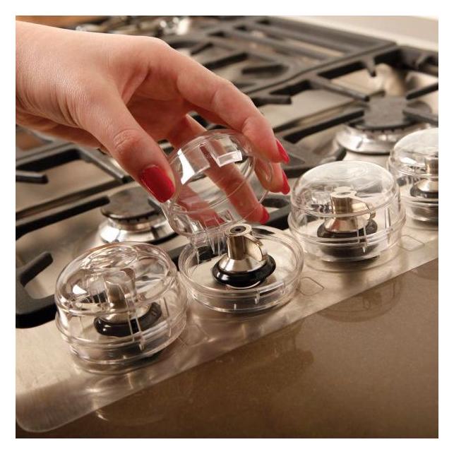 6 Pièces Couvre Sécurité Pour Cuisinière - Protections Boutons Poêle Anti-Enfants Et Animaux