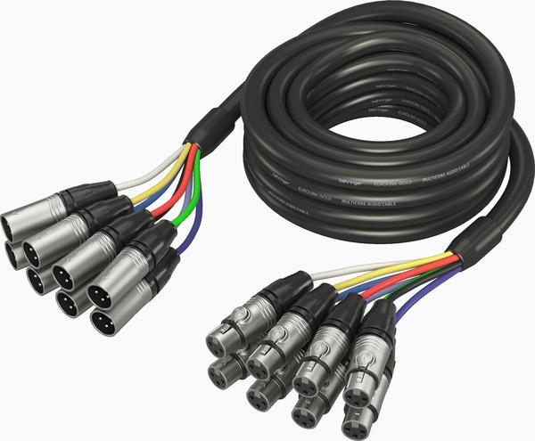 Behringer GMX-500 Kabel 8 x XLR F - 8 x XLR M 5m (5 m, Multicore)