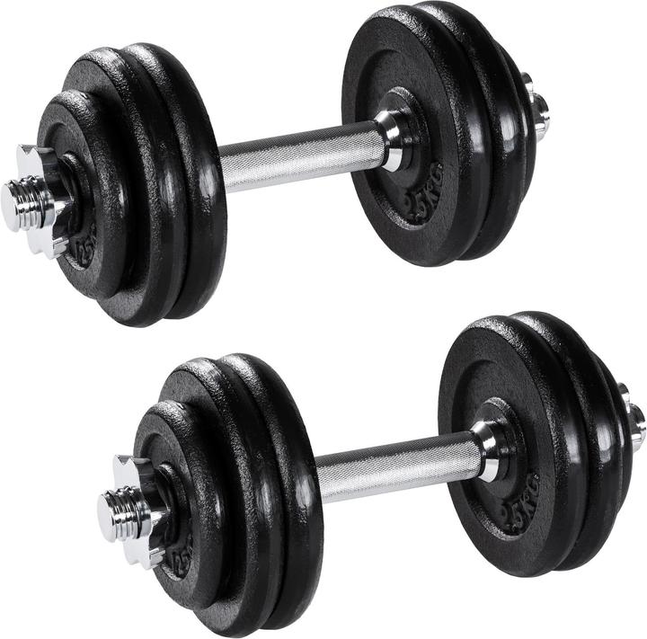 tectake Kurzhantel (2 x 15 kg)