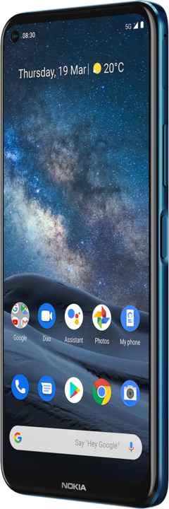 Actual product image Nokia 8.3 (128 GB, Polar Night, 6.81", Hybrid Dual SIM, 64 Mpx, 5G)
