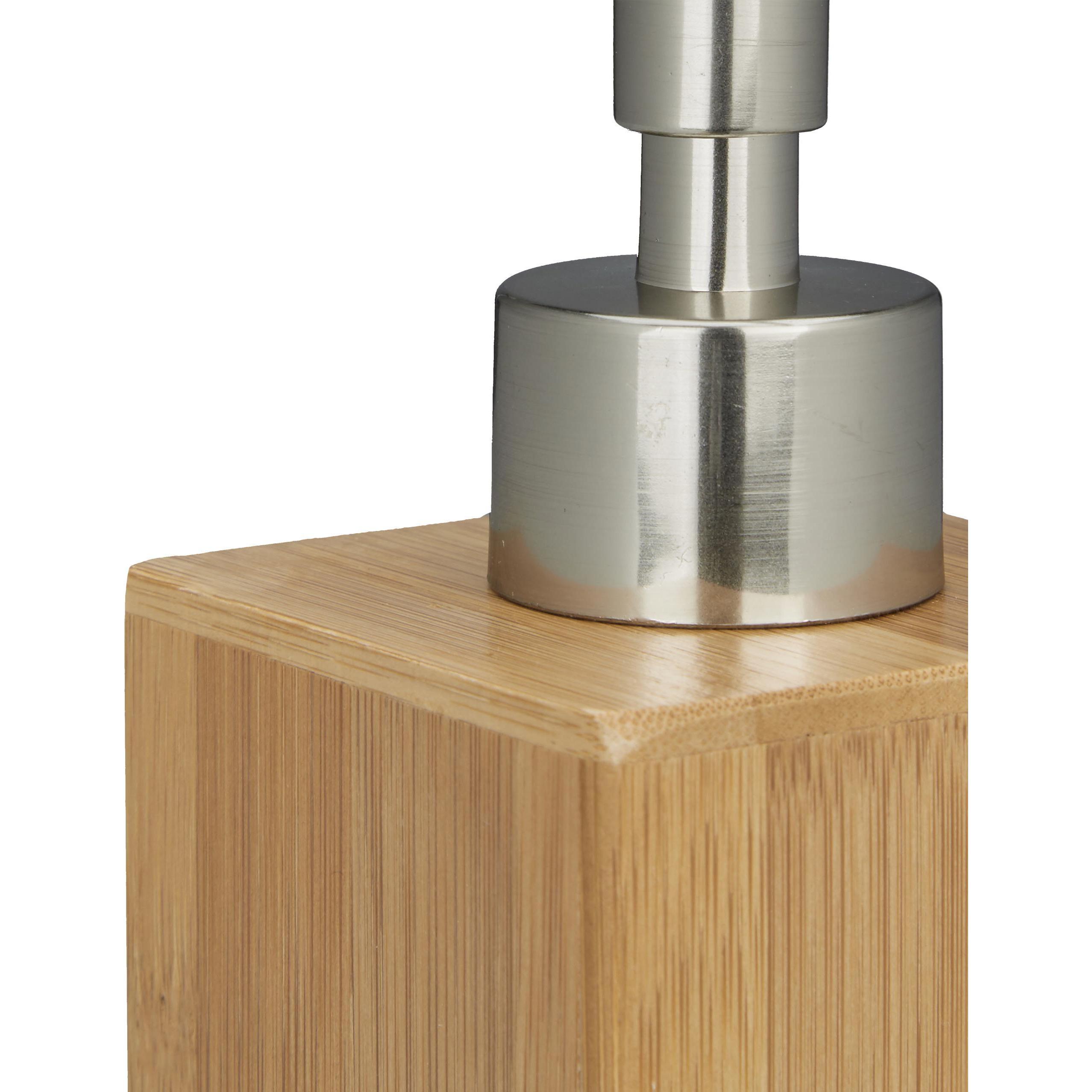 Thumbnail - Relaxdays, Seifenspender + Seifenschale, Bambus