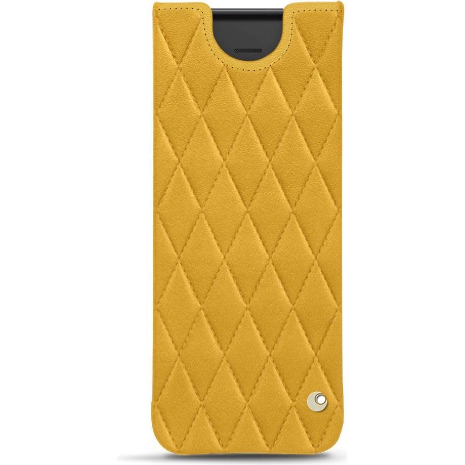 Noreve Lederschutzhülle (Samsung Galaxy Fold), Smartphone Hülle, Orange