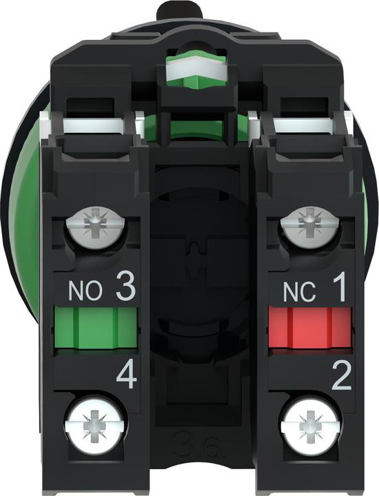Actual product image Schneider Electric Schneider key switchXB5FG33kompl Flush plastic black 30mm 3