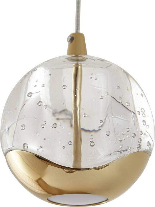 Produktbild Lucande Hayley 3 Pendelleuchte Clear/Gold (1175 lm)