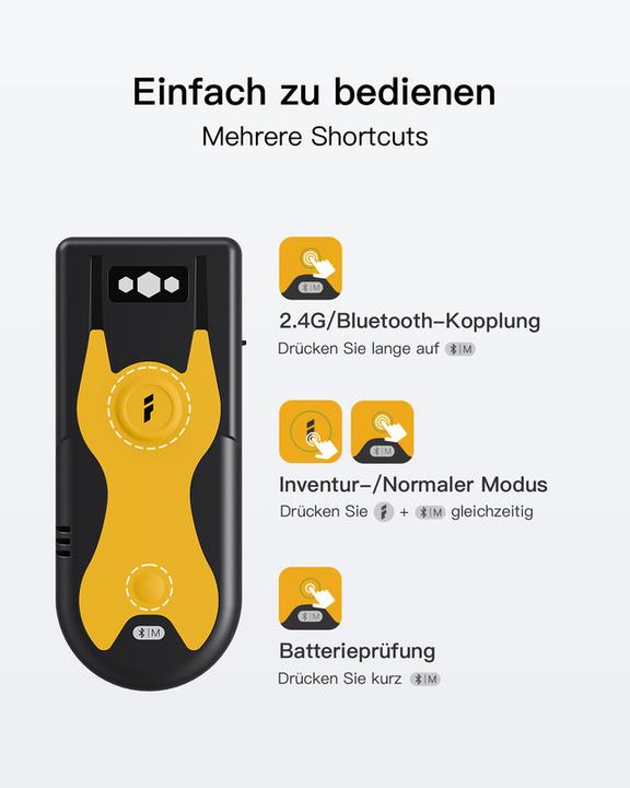 Produktbild Inateck BCST-42 (2D-Barcodes)