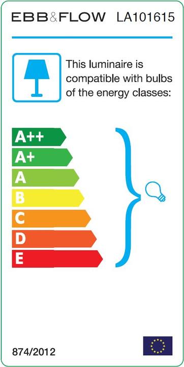 Energie-Label Ebb&Flow Rowan (E27)