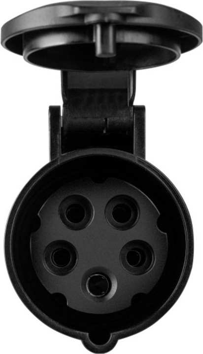 Produktbild GreenCell Adapter from red 16A 400V CEE coupling 5-pole socket to blue 16A 230V CEE 3P (Typ 2, 3.70 kW, 16 A, 0.50 m)