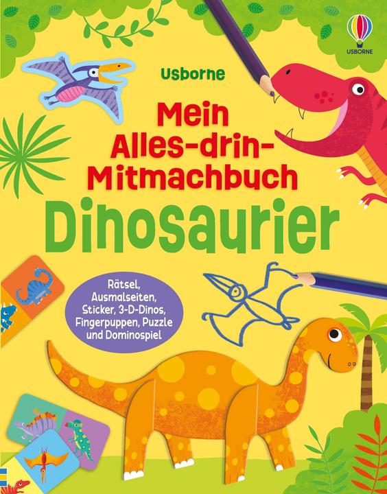 Actual product image Mein Alles-drin-Mitmachbuch: Dinosaurier