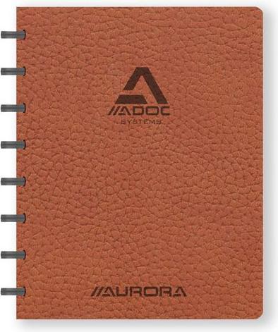 Image du produit Adoc Classeur à anneaux (A5, À rayures, Couverture souple)