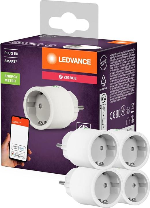 Ledvance SMART ZB | Smart Plug met nachtlicht | Max. 3680W | Wit