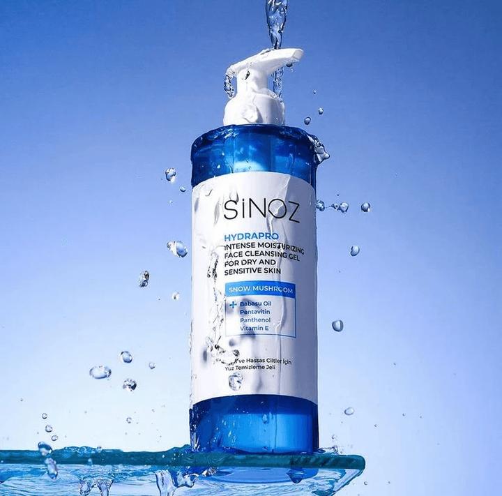 Actual product image Sinoz Hydrapro Gesichtsreinigungsgel für trockene und empfindliche Haut 400ml (400 ml)