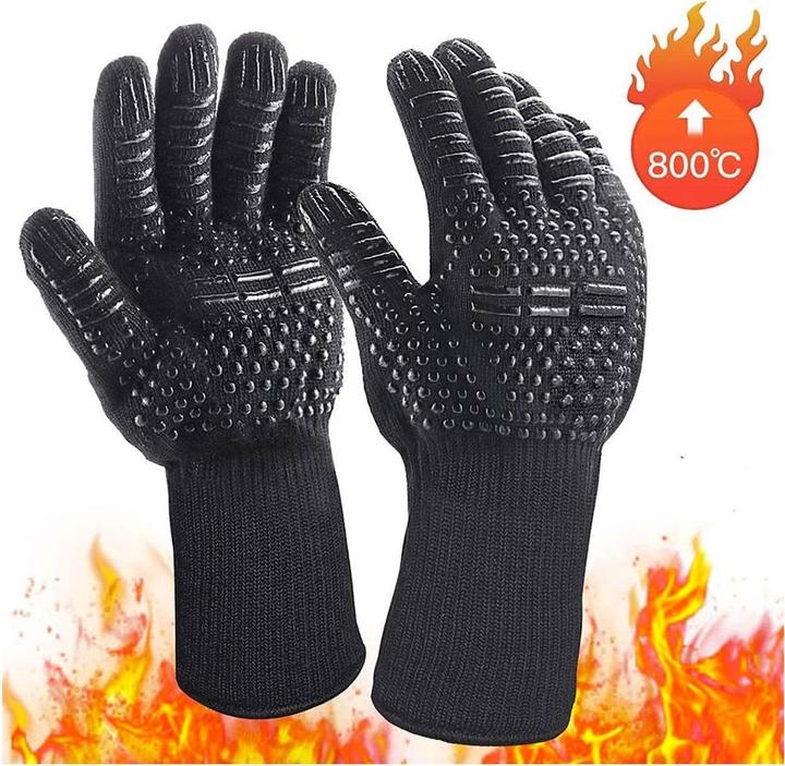 Immagine prodotto Werkstein Hitzebeständige BBQ Grillhandschuhe (Fibre aramidiche, silicone termoresistente)