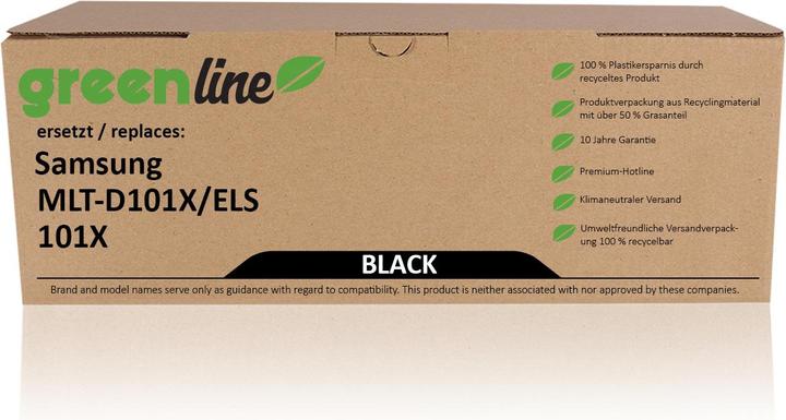 Actual product image Inkadoo Toner greenline ersetzt Samsung MLT-D 101 X/ELS / 101X XXL Toner