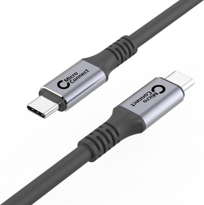 Actual product image MicroConnect USB3.2CC5 USB Cable 5 m USB 3.2 Gen 2 (3.1 Gen 2) USB C Black (5 m, USB 3.2 Gen 2, 20 W)