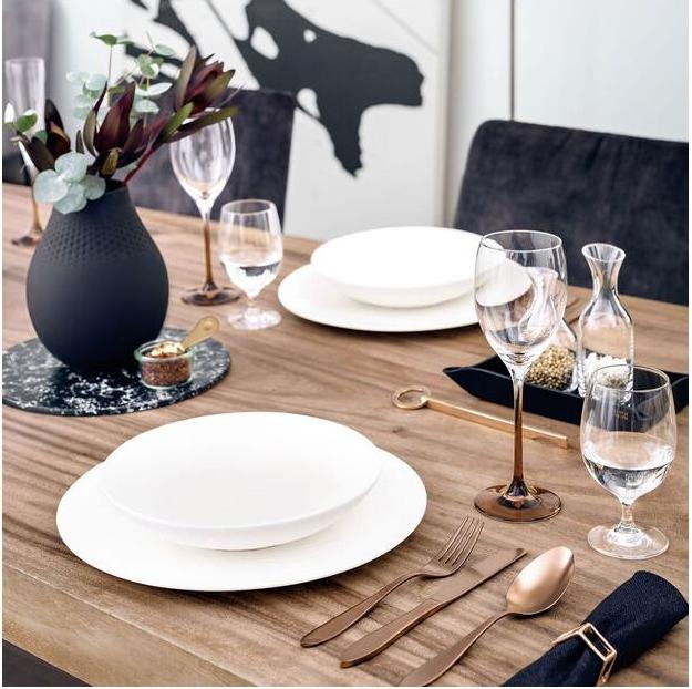 Actual product image Villeroy & Boch Gourmetteller Manufacture Rock blanc (1 x, 31.70 cm)