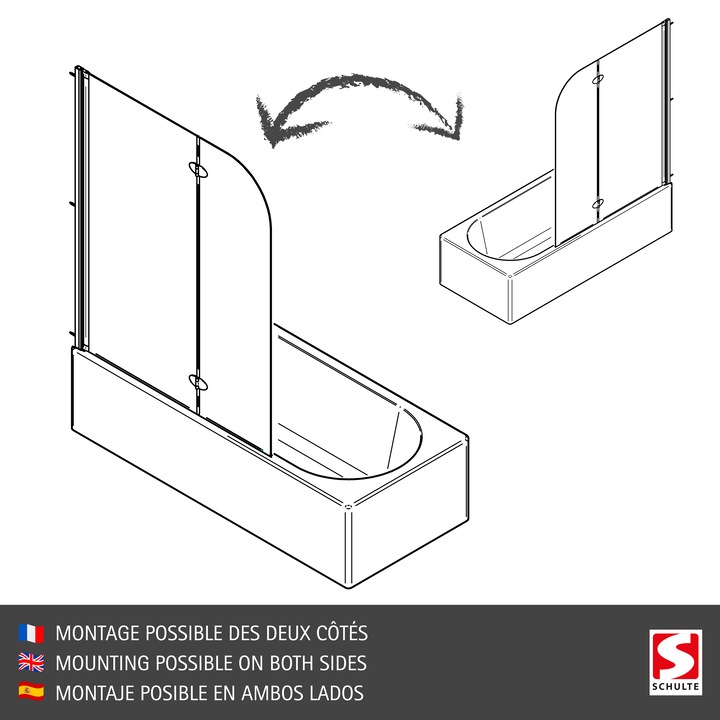 Actual product image Schulte Badewannenaufsatz