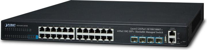 Immagine prodotto Planet L3 24 porte 10/100/1000T + 4 porte SFP+ gestite (24 porte)