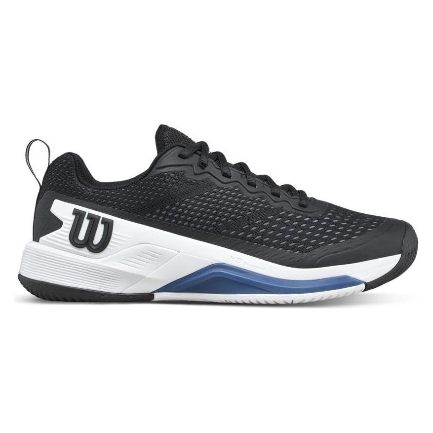 Wilson, Herren, Tennisschuhe, Rush Pro 4.5 (44 2/3), Blau, Weiss, Schwarz