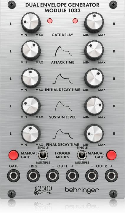 Behringer 1033 DUAL ENVELOPE GENERATOR Moduł syntezatora modularnego serii 2500
