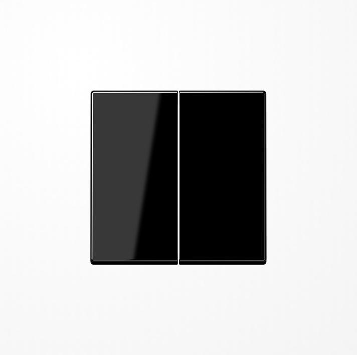 Actual product image JUNG Rocker 2t Switch A bw glz f.bus system A595BFSW