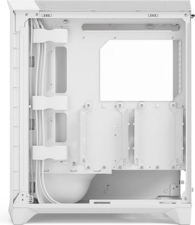 Actual product image Fractal Case Meshify 3 White RGB TG Clear Tint (ATX, Mini-ITX, mATX, E-ATX)