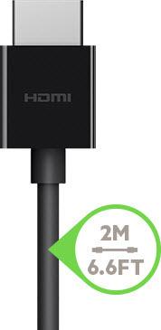 Image du produit Belkin HDMI (Typ A) — HDMI (Typ A) (2 m, HDMI)