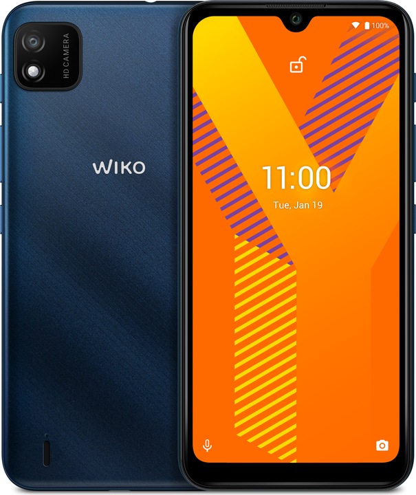 Actual product image Wiko Y62 (16 GB, Dark Blue, 6.10", Dual SIM, 5 Mpx, 4G)