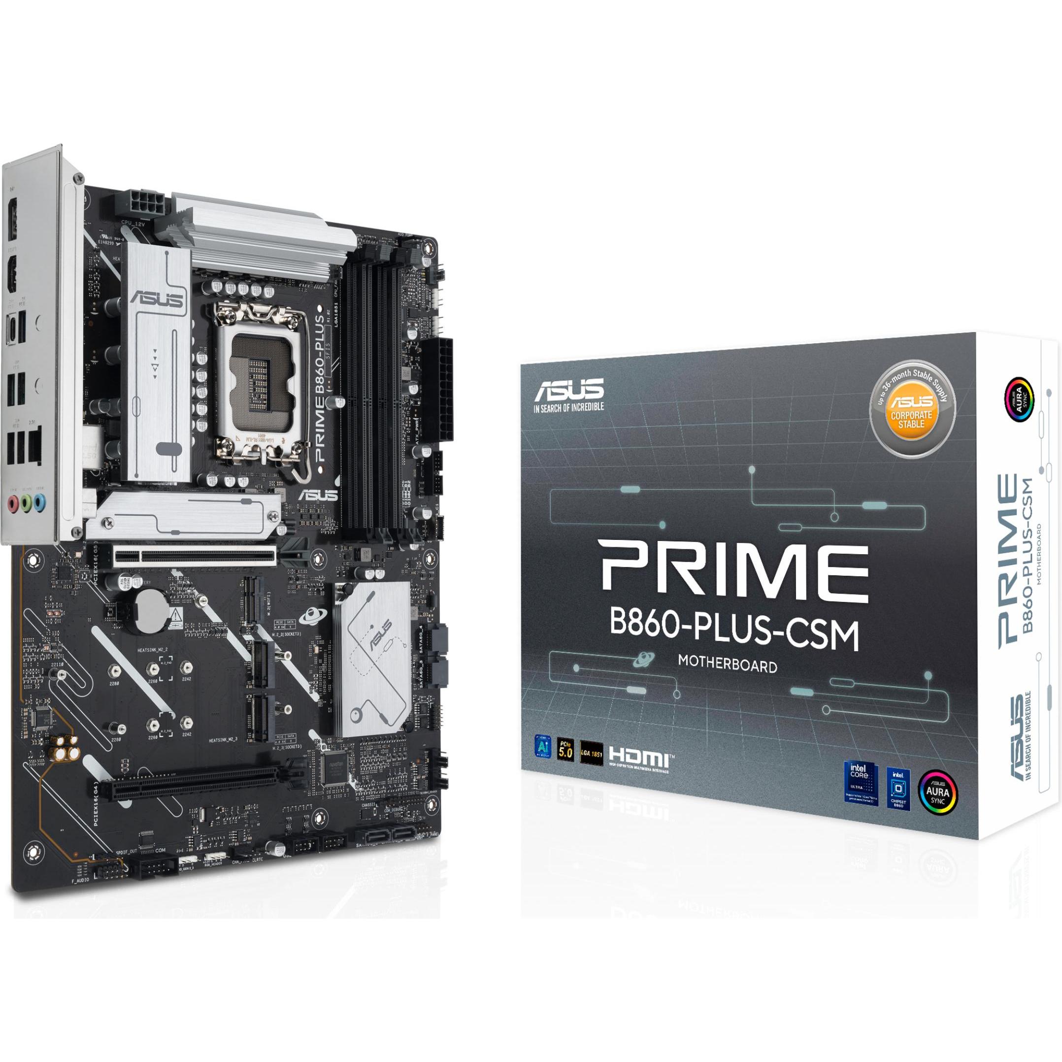 ASUS PRIME B860-PLUS-CSM (LGA 1851, Intel B860, ATX), Mainboard