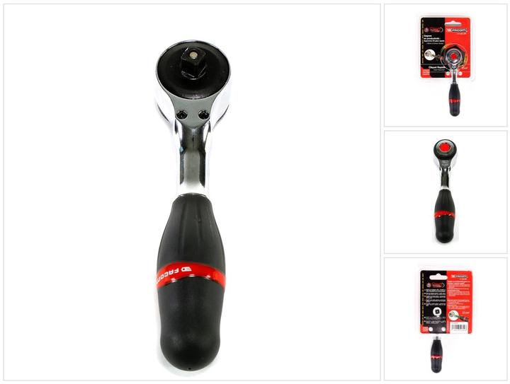 Image du produit Facom Cliquet réversible 1/4 avec poignée rotative à 360° Taille 1/4 (6,3 mm) (1/4")