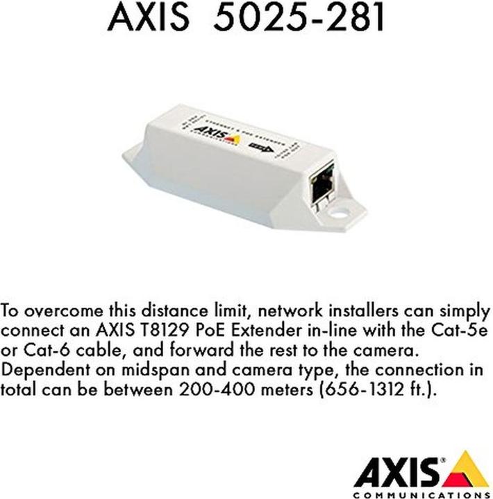 Produktbild Axis T8129 PoE Extender (802.3at (PoE+), 802.3af (PoE))