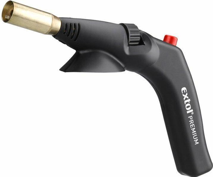 Produktbild Extol Brenner mit Piezo-Zündung, Gaskartusche, EN417, EU-Gewinde 7/16, ø 20mm, 1,7kWh