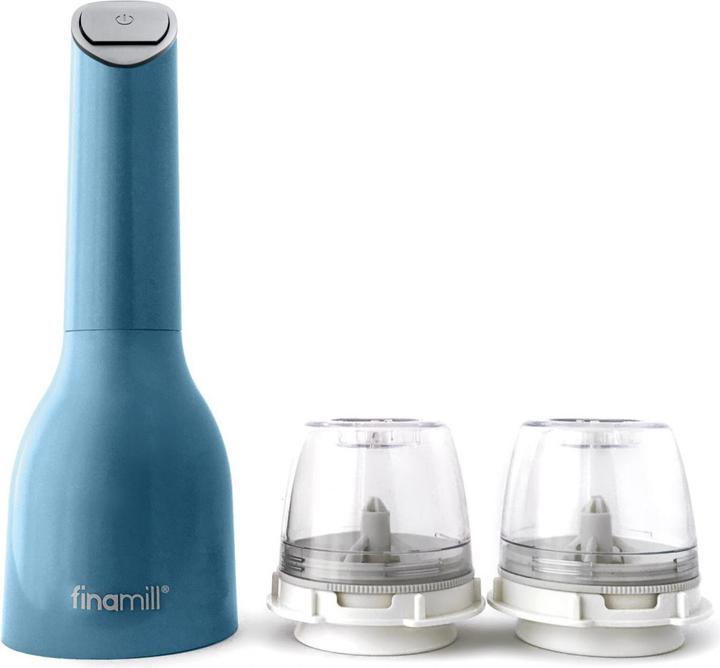 Immagine prodotto FinaMill Uno blu navy con due FinaPod Pro Plus a batteria (Varie spezie)