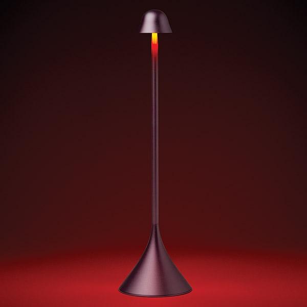 Actual product image Lexon LED lamp STELI 28,6cm Light-Pink