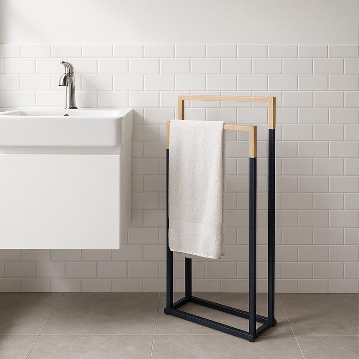 Actual product image Relaxdays Towel rack