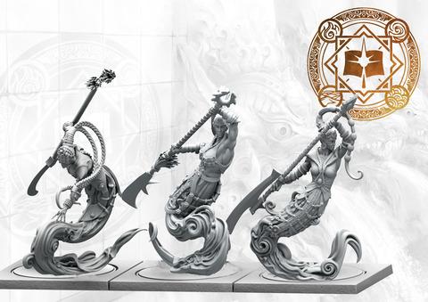 Para Bellum Wargames Sorcerer Kings: Steelheart Djinn (with Polearms)