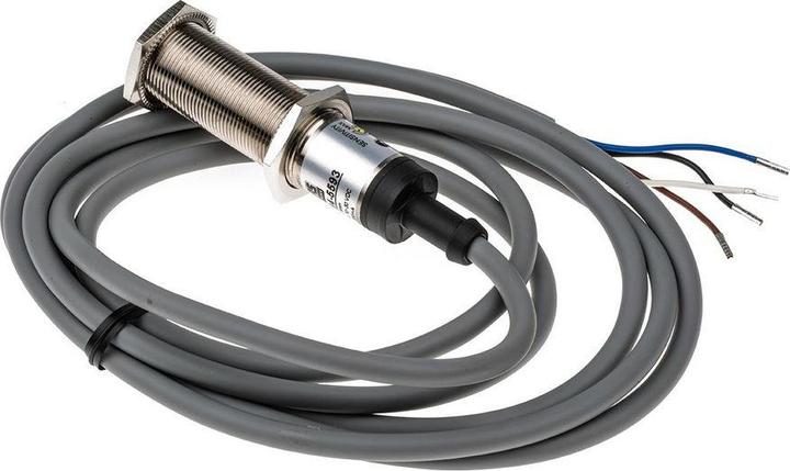 Image du produit RS PRO Capacitive Threaded Barrel Proximity Sensor, M18, 5 mm Detection, NPN NO+NC, 10  30 V dc (Interrupteur)